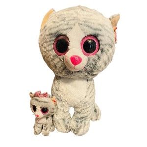 Kiki Beanie Boo Lot 16”-2017, 6”-2021 w/ heart tags On 16” RETIRED